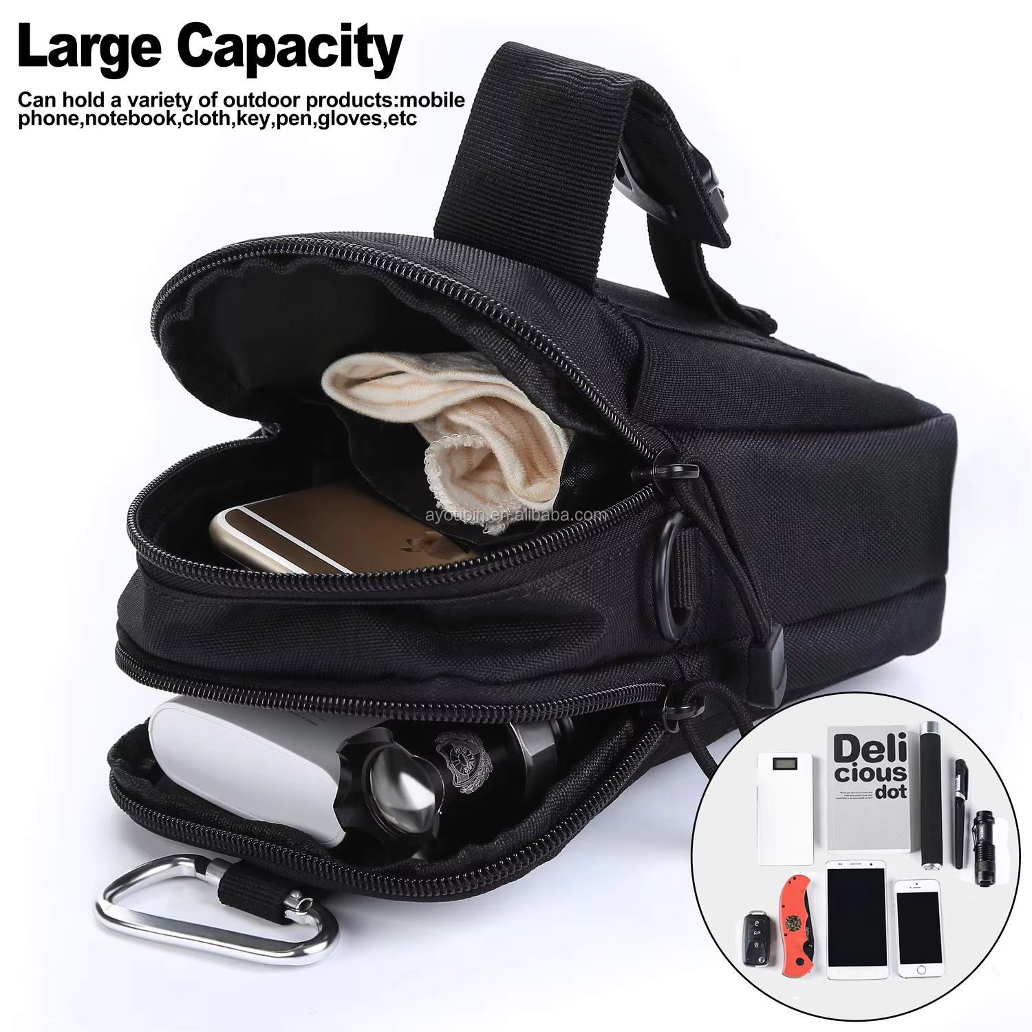 Innenansicht der Outdoor-Bag